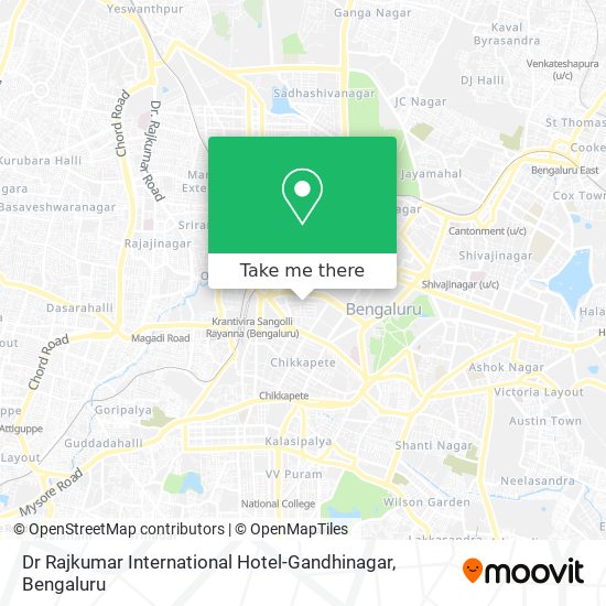 Dr Rajkumar International Hotel-Gandhinagar map