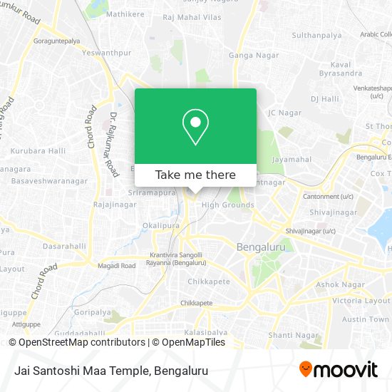 Jai Santoshi Maa Temple map