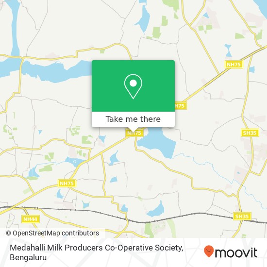 Medahalli Milk Producers Co-Operative Society map