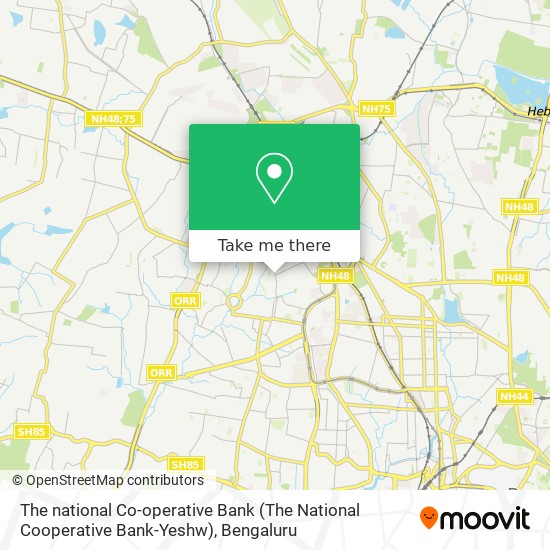 The national Co-operative Bank (The National Cooperative Bank-Yeshw) map