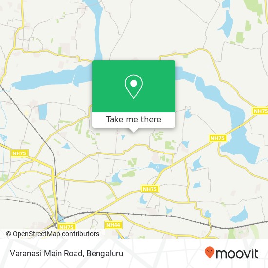 Varanasi Main Road map