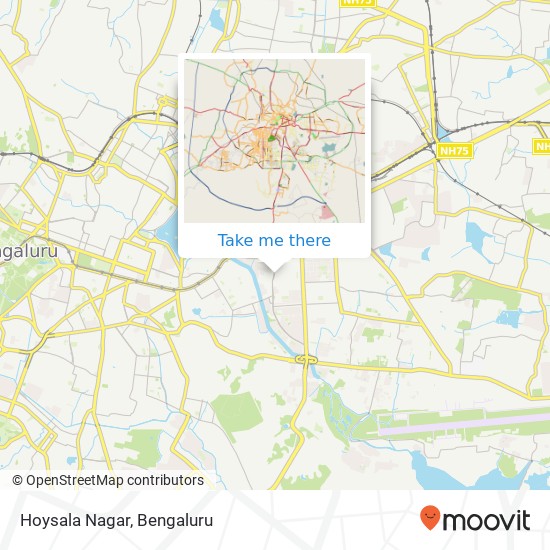 Hoysala Nagar map