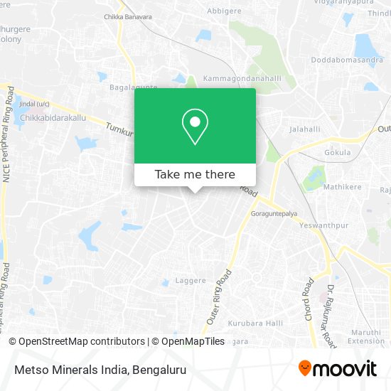 Metso Minerals India map