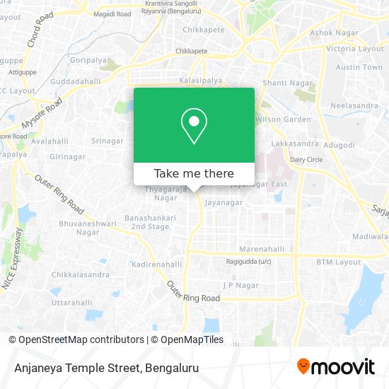 Anjaneya Temple Street map