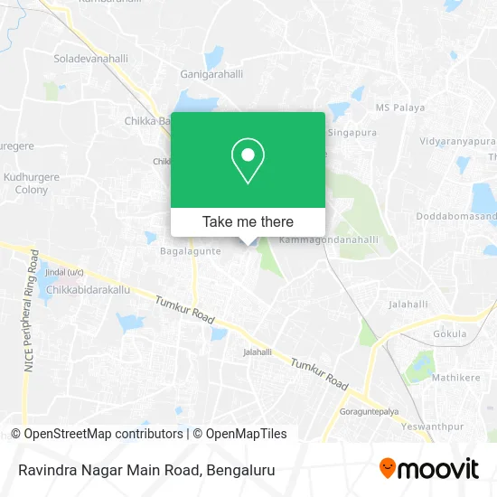 Ravindra Nagar Main Road map