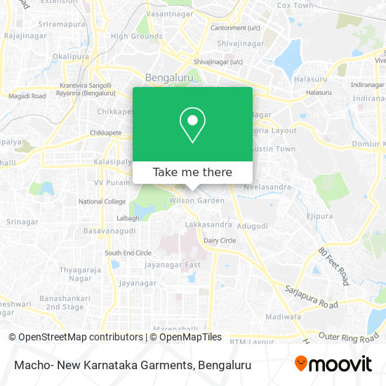 Macho- New Karnataka Garments map