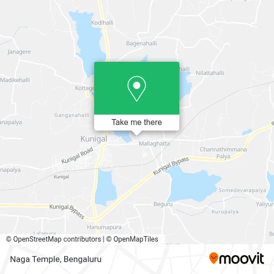 Naga Temple map