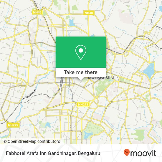 Fabhotel Arafa Inn Gandhinagar map