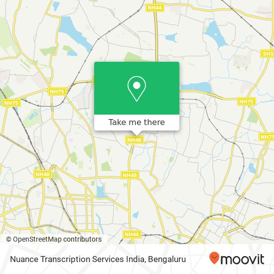 Nuance Transcription Services India map