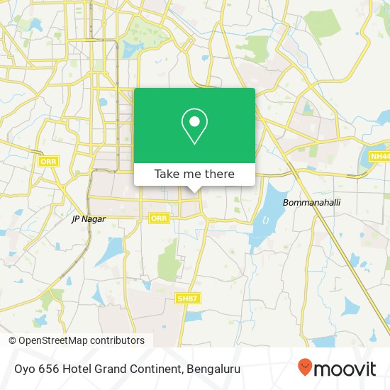 Oyo 656 Hotel Grand Continent map