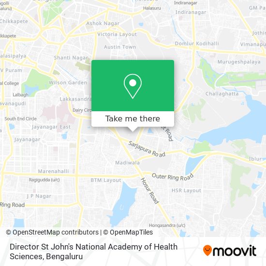 Director St John's National Academy of Health Sciences map