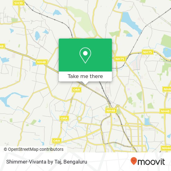 Shimmer-Vivanta by Taj map