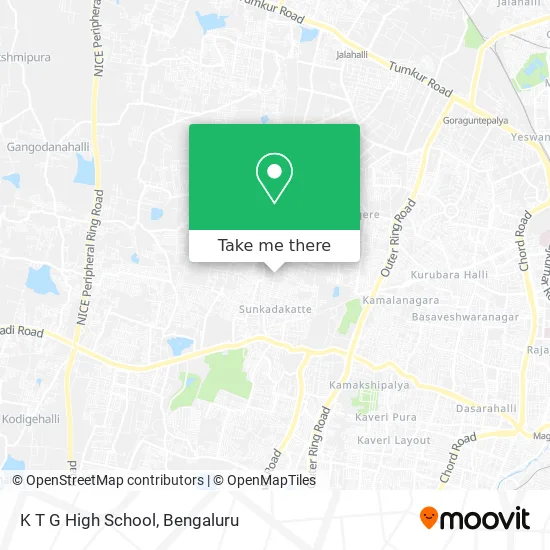 K T G High School map