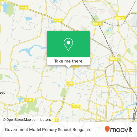 Government Model Primary School map