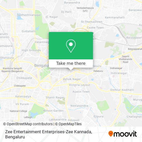 Zee Entertainment Enterprises-Zee Kannada map