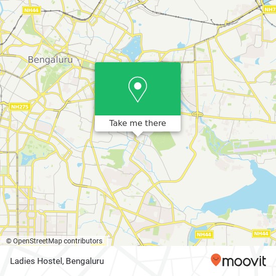 Ladies Hostel map