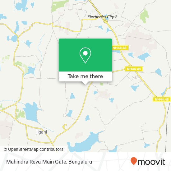 Mahindra Reva-Main Gate map