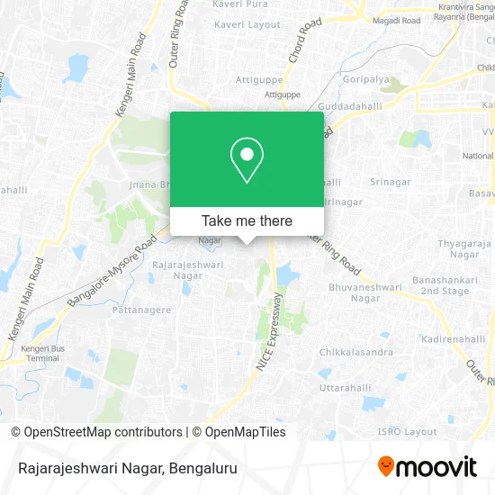 Rajarajeshwari Nagar map