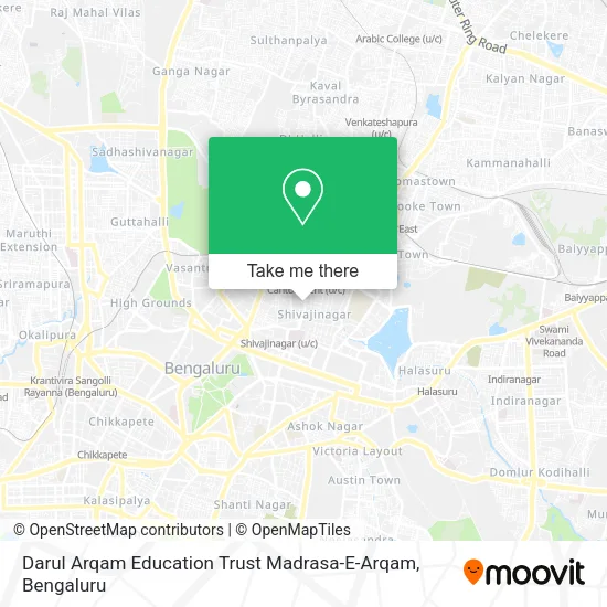 Darul Arqam Education Trust Madrasa-E-Arqam map