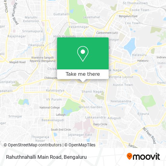 Rahuthnahalli Main Road map