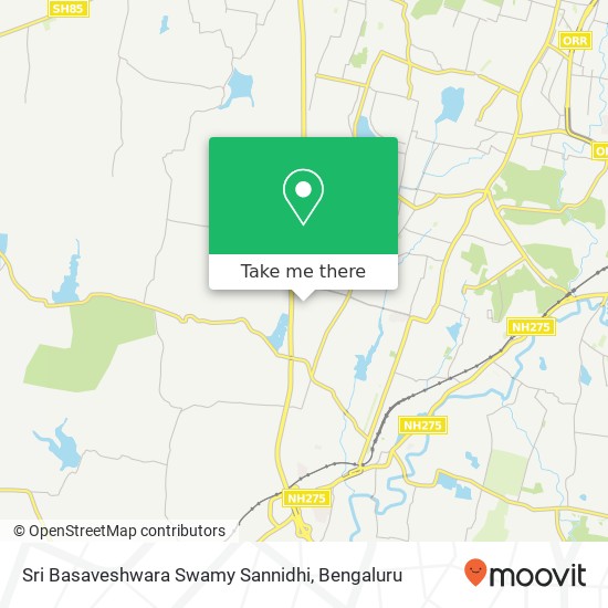 Sri Basaveshwara Swamy Sannidhi map