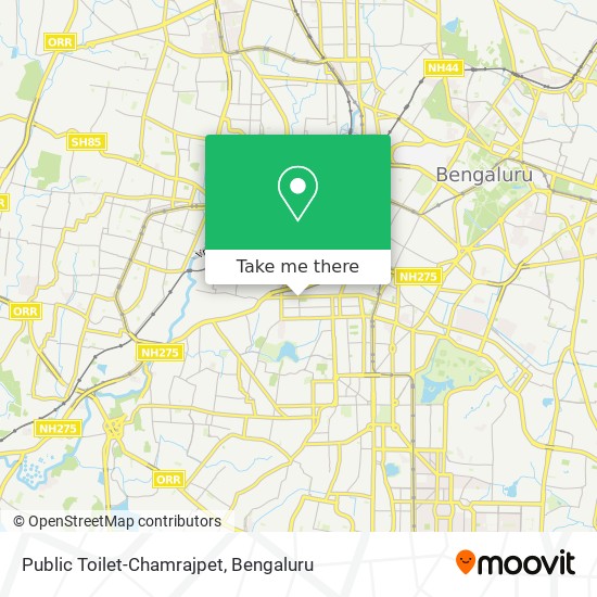 Public Toilet-Chamrajpet map