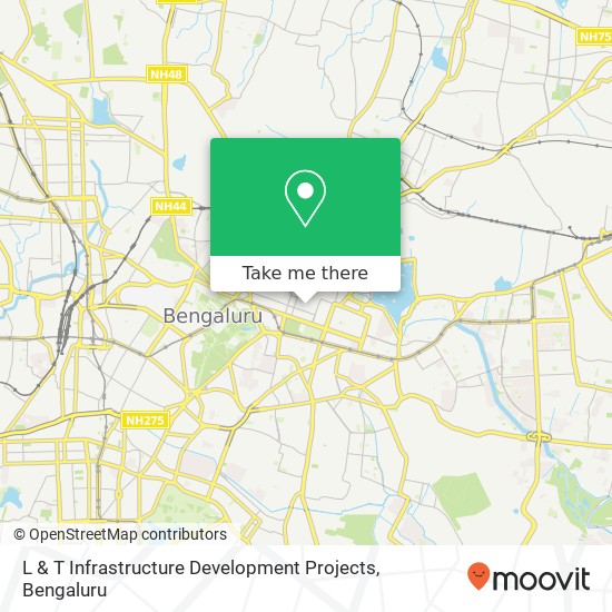 L & T Infrastructure Development Projects map