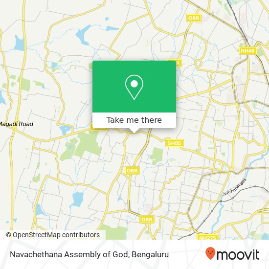 Navachethana Assembly of God map