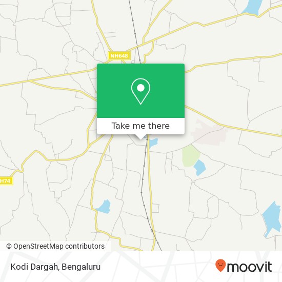 Kodi Dargah map