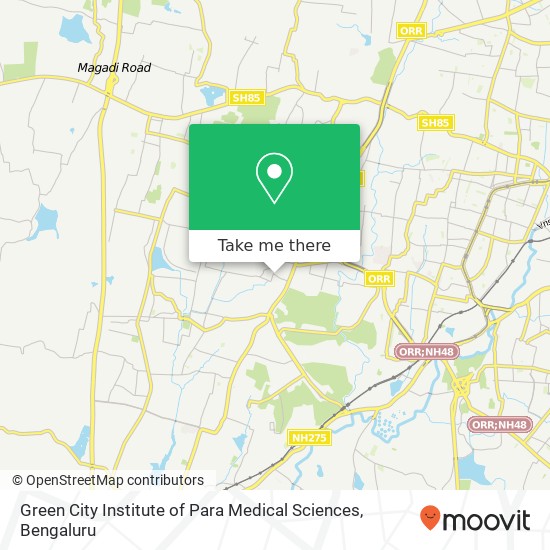 Green City Institute of Para Medical Sciences map
