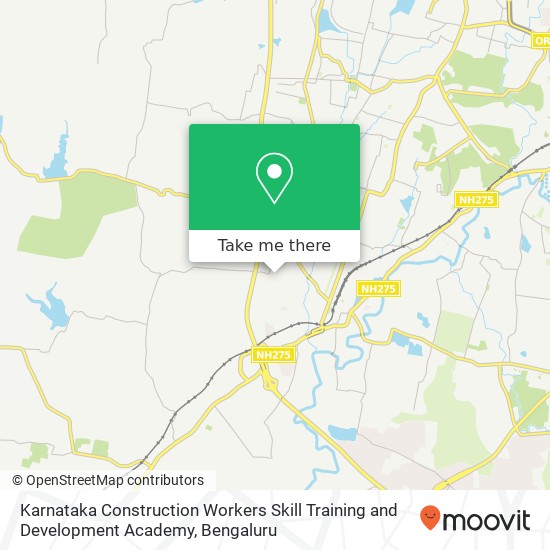 Karnataka Construction Workers Skill Training and Development Academy map