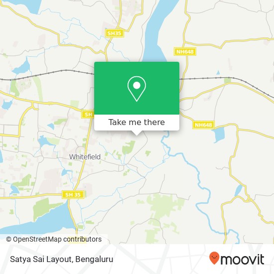 Satya Sai Layout map