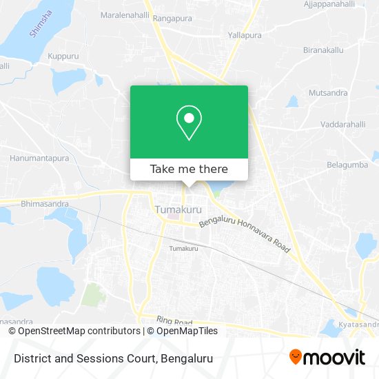 District and Sessions Court map