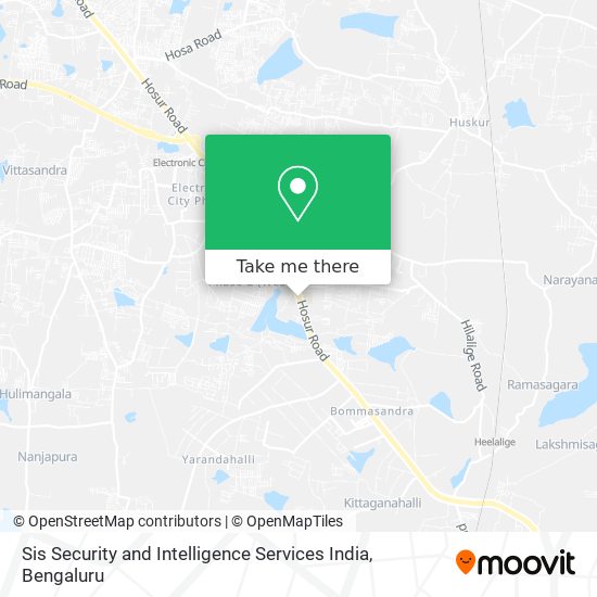 Sis Security and Intelligence Services India map