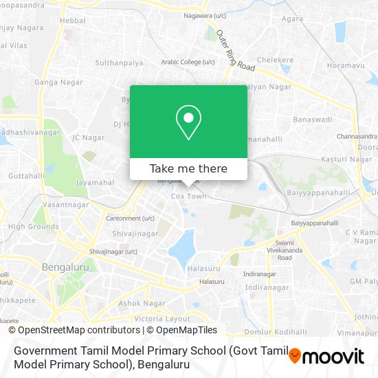 Government Tamil Model Primary School map