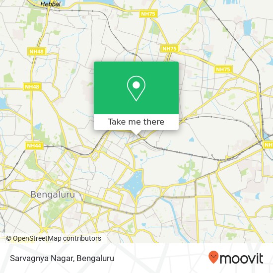 Sarvagnya Nagar map