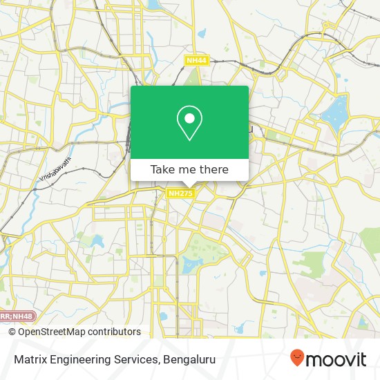 Matrix Engineering Services map