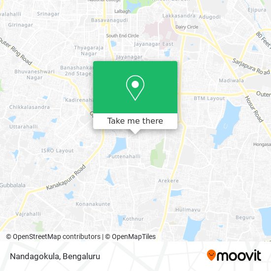 Nandagokula map