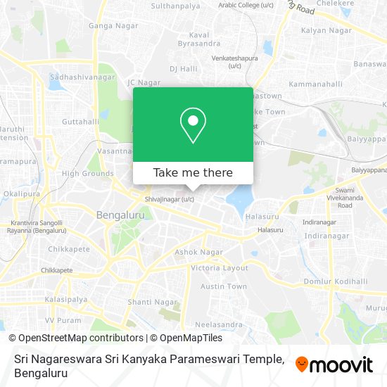 Sri Nagareswara Sri Kanyaka Parameswari Temple map