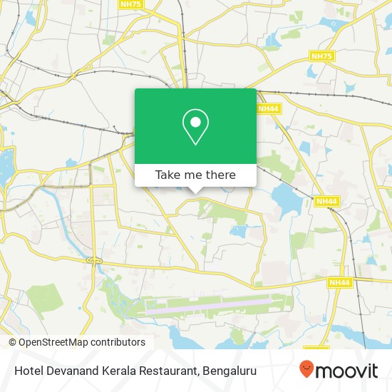 Hotel Devanand Kerala Restaurant map