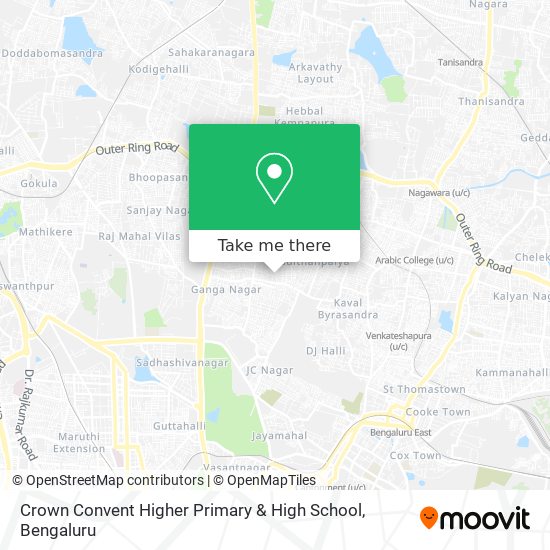 Crown Convent Higher Primary & High School map