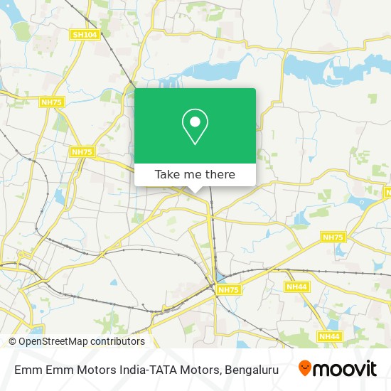 Emm Emm Motors India-TATA Motors map