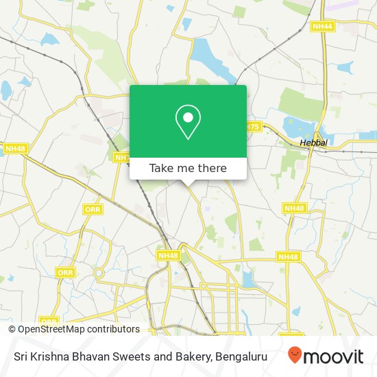 Sri Krishna Bhavan Sweets and Bakery map