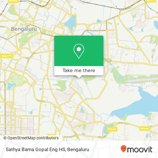 Sathya Bama Gopal Eng HS map