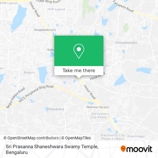 Sri Prasanna Shaneshwara Swamy Temple map