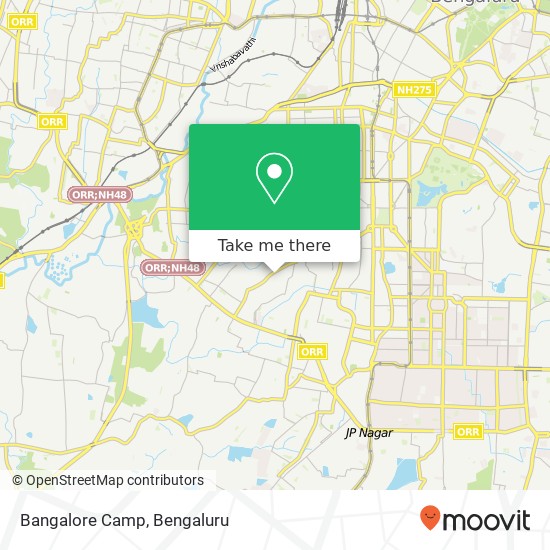 Bangalore Camp map