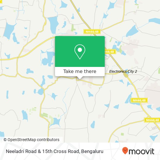 Neeladri Road & 15th Cross Road map