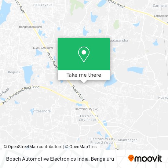 Bosch Automotive Electronics India map