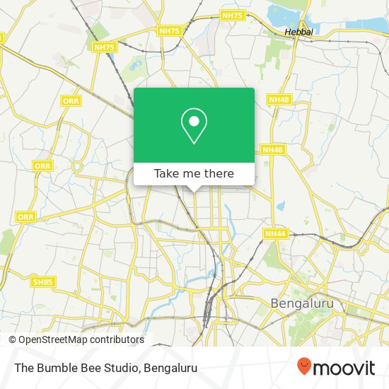 The Bumble Bee Studio map