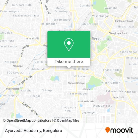 Ayurveda Academy map